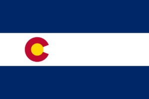 Colorado Flag 1911 to 1964