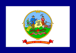 West Virginia Flag 1907-1929 Obverse