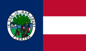 Flag of Florida 1861 1