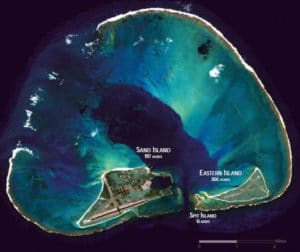 Midway Atoll from Satellite