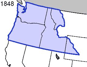 Oregon Territory 1848