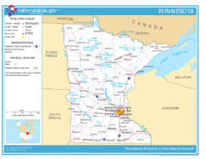 Transportation Map of Minnesota