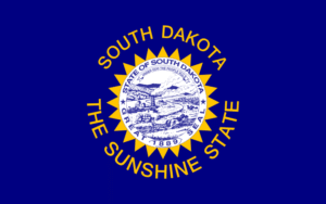 Flag of South Dakota 1963 to 1992