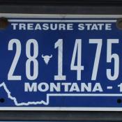 Montana License Plate - Treasure StateMontana License Plate - Treasure State