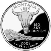 Montana State Quarter - Big Sky Country