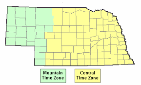Nebraska Time Zones