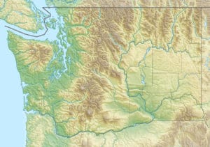 Topograghic Map of Washington State