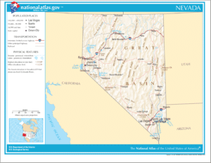 Transportation Map of Nevada