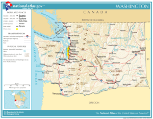 Transportation Map of Washington State