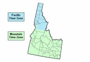 Idaho Time Zones