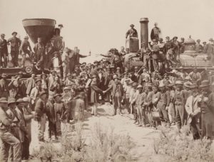 Meeting of the Transcontinental Railroad