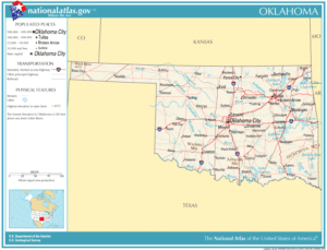Transportation Map of Oklahoma