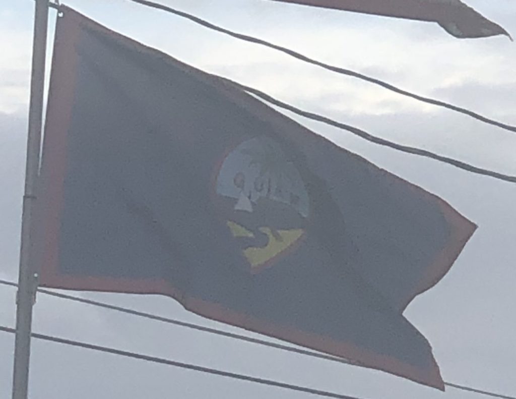 Guam Flag on Our Flagpole