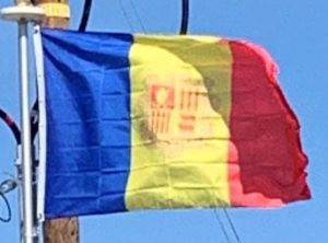 Flag of Andorra on Our Flagpole