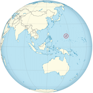 Guam on the Globe