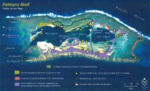 Palmyra Atoll Map