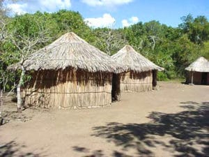 Reconstructed Taino Village