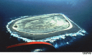 Aerial View of Baker Island
