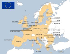 Map of the European Union