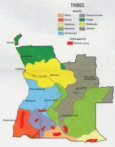 Tribal Affiliations in Angola