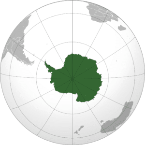 Antarctica on the Globe