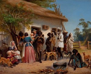 European Settlers with Aborigines 1850