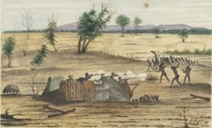 Fighting Between Settlers and Aborigines