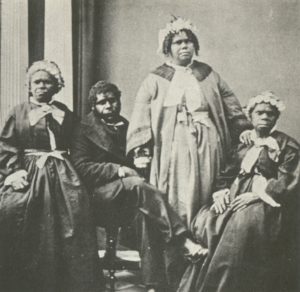 Four Tasmanian Native People