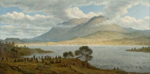 Mount Wellington and Hobart 1834