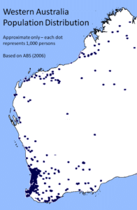 Population Distribution in Western Australia