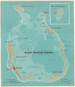 South Keeling Islands Map