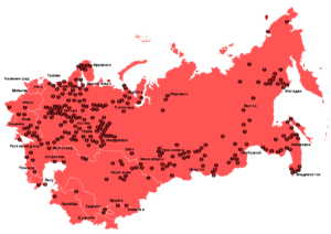 Gulag Location Map 1